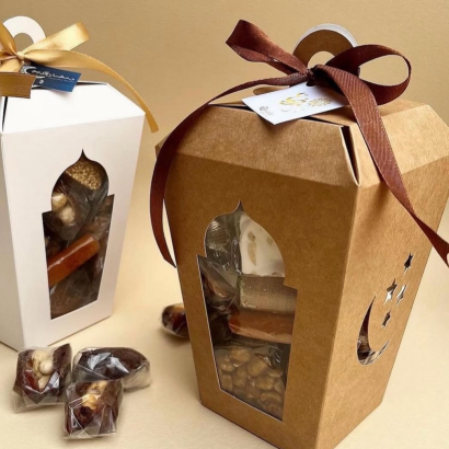 Ramadan Delights Fanous Box -Brown