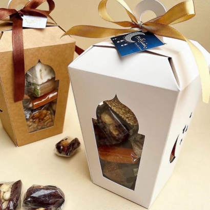 Ramadan Delights Fanous Box -White